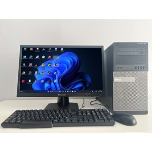 Dell Optiplex 790 Tower / İ5-3350p-3.30ghz / 16Gb Ddr3 / 128Gb SSD+250gb HDD /2. EL BİLGİSAYAR / Lenovo Led 22
