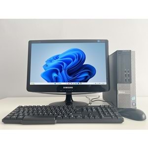 Dell OptiPlex 710 Slim / i5-3470s 3.60Ghz / 8Gb Ddr3 / 240Gb SSD / 2. EL BİLGİSAYAR / Samsung 19
