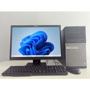 Dell OptiPlex 3020 Tower / i5-4570s 3.60Ghz / 8Gb Ddr3 / 128Gb SSD+120Gb Hdd / 2. EL BİLGİSAYAR / Lenovo Ips 22