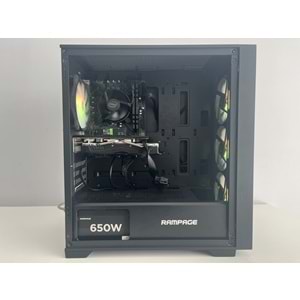 İ5 11400f 16Gb Ram Rx580 Ekran Kartı Gddr5 500Gb M2 Ssd Turbox H510 650W Psu Rgb Gaming Kasa (2 Yıl Garanti)