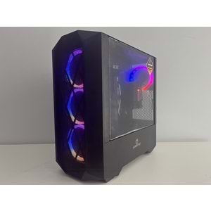 İ5-13400 Turbo: 4.60Ghz RX580 Gddr5 8Gb Ekran Kartı 16Gb Ddr4 Ram Wd Green 512Gb NVMe Ssd H610ME Anakart Rampage 650W Psu Lunatıc Gaming Kasa