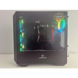 İ5-13400 Turbo: 4.60Ghz RX580 Gddr5 8Gb Ekran Kartı 16Gb Ddr4 Ram Wd Green 512Gb NVMe Ssd H610ME Anakart Rampage 650W Psu Lunatıc Gaming Kasa