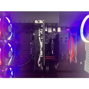 İ5-13400 Turbo: 4.60Ghz RX580 Gddr5 8Gb Ekran Kartı 16Gb Ddr4 Ram Wd Green 512Gb NVMe Ssd H610ME Anakart Rampage 650W Psu Lunatıc Gaming Kasa