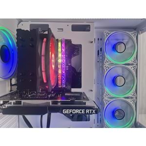 İ7-11700k 32Gb Ddr4 Ram Rtx 3050 Gddr6 6Gb Ekran Kartı 512Gb M2 Ssd H510 Anakart 650W PSU