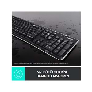 Logitech K270 Tam Boyutlu Kablosuz Türkçe Klavye - Siyah