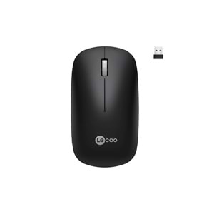 Lecoo WS214 Kablosuz 1200DPI 3 Tuşlu Optik Mouse Siyah