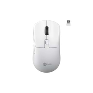 Lecoo WS216 Kablosuz 1600DPI 7 Tuşlu Optik Mouse Beyaz