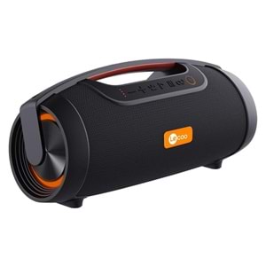Lecoo DS151 Boombox RGB Bluetooth 5.0 Stereo 80W TWS IPX5 Taşınabilir Hoparlör Siyah