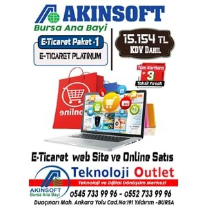 AkınSoft Wolvox Paket-1 E-Ticaret Platinum