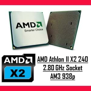 AMD Athlon II X2 240 2.80GHz Socket AM3 938p