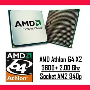 AMD Athlon 64 X2 3600+ 2.00 Ghz Socket AM2 940p 2.el