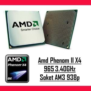 AMD Phenom II X4 965 3.40GHz Soket AM3 938p Black Edition