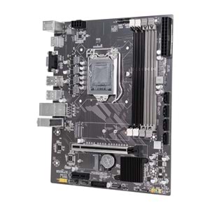 Turbox WorkTeam B85(H81) Sata M2 DDR3 1600MHz Usb 3.0 Vga Hdmi Ses Lan 1150P 4.Gen Anakart