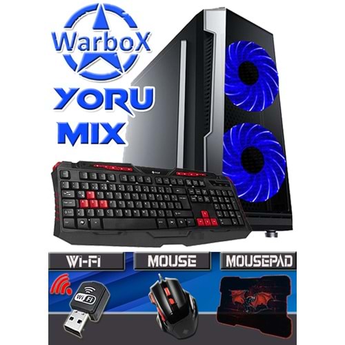 Warbox Yoru Mix Ryzen3 1200 8GB Ram 256gb Ssd R7 240-4gb E.Kartı Oyuncu Bilgisayar