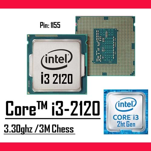 Intel® Core™ i3-2120 Processor 3M Cache, 3.30 GHz