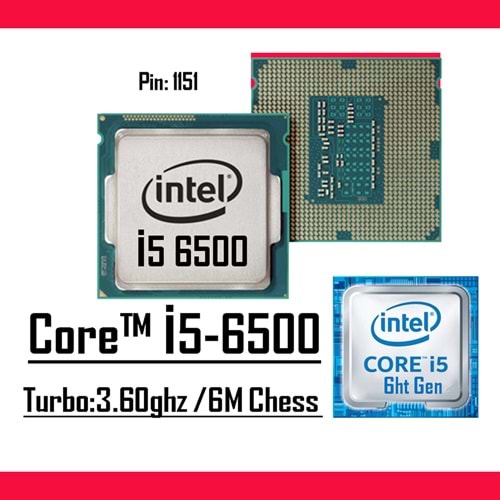 Intel® Core™ i5-6500 Processor 6M Cache, up to 3.60 GHz