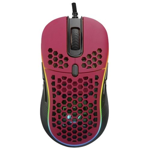 Rampage SMX-R85 GENTLE 6400dpi Kırmızı RGB Ledli Makrolu Gaming Oyuncu Mouse