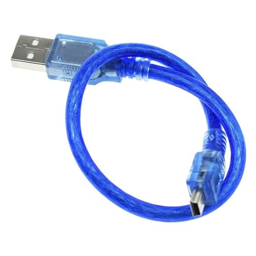 30 cm Mini USB Kablo 5 Pin Kısa USB Kablosu 30CM USB 2.0 A Erkek Mini B 5pin Erkek Data Kablo
