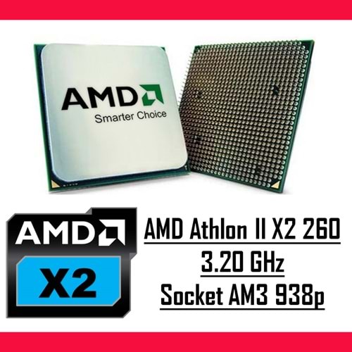 AMD Athlon II X2 260 3.20 GHz Socket AM3 938p