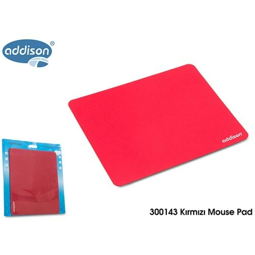 ADDİSON 300143 KIRMIZI MOUSE PAD KUTULU