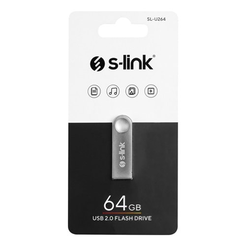 S-LİNK SL-U264 64GB USB 2.0 FLASH DRİVER BELLEK