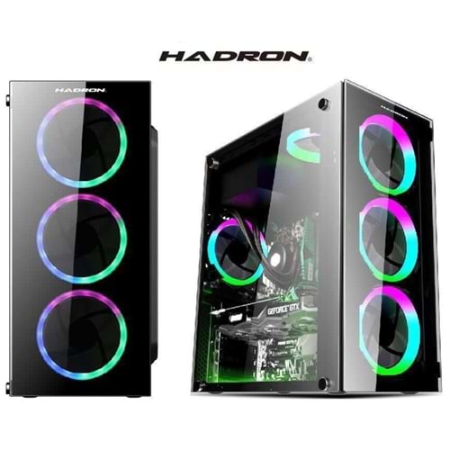 Hadron HD9501 No PSU RGB Fanlı ATX Oyuncu Kasası