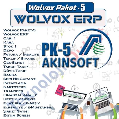 AkınSoft Wolvox ERP/ Wolvox Paket-5