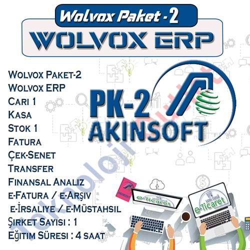 AkınSoft Wolvox ERP / Wolvox Paket-2