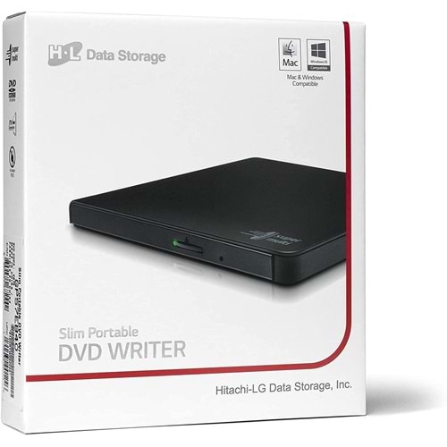 Hitachi LG Data Storage Slim Portable DVD Writer