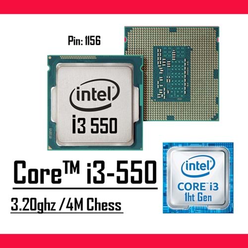 Intel® Core™ i3-550 Processor 4M Cache, 3.20 GHz