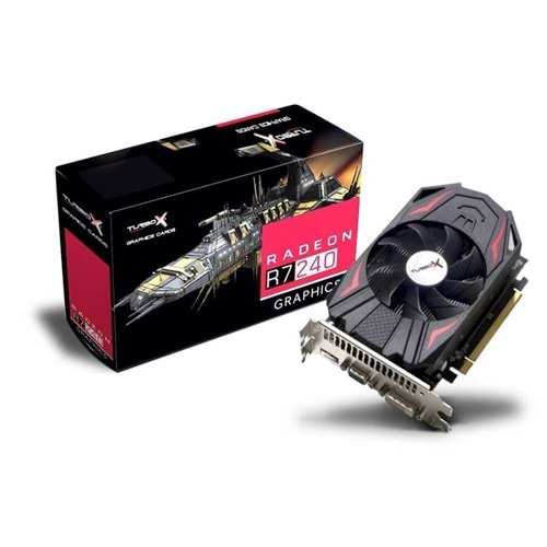 TURBOX BATTLE BASE N R7 240 AMD GDDR5 128 BİT VGA.DVİ.HDMI TEK FAN 4GB EKRAN KARTI