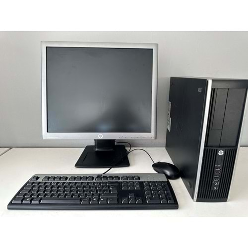 HP Compaq 8100 Elite Small / İ5-650 3.20Ghz / 8Gb Ddr3 /128Gb SSD /HP 19