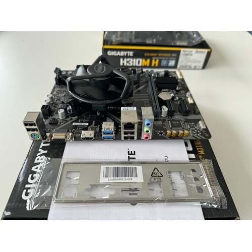 İ3-9100 CPU/GİGABYTE H 310 ANAKART/ BUNDLE SET