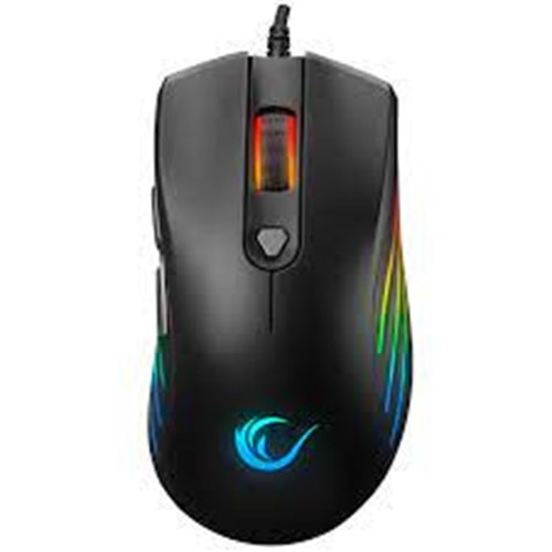 Rampage SMX-R33 LIMBO Makrolu Siyah 6400dpi RGB Ledli Gaming Oyuncu Mouse