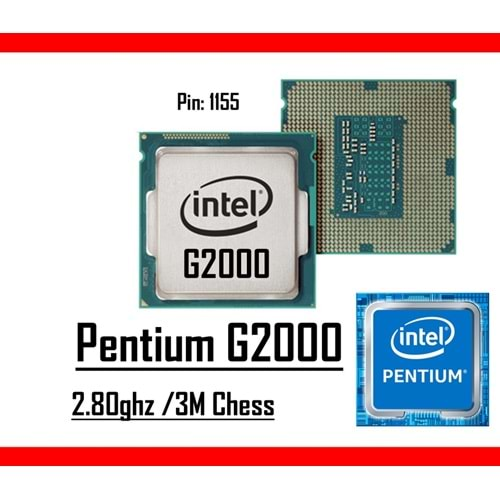 Intel® Pentium™ G2000 2.80 GHz 3 MB LGA 1155