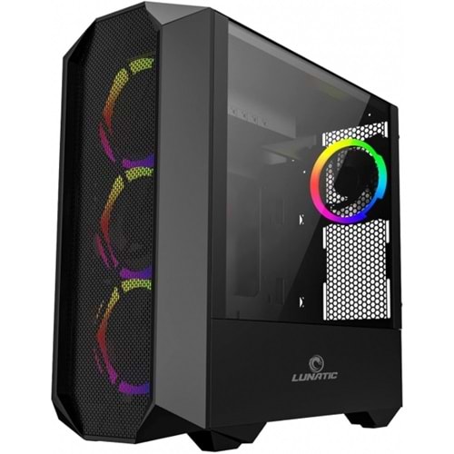Orkinos Mesh Panel Dikey Ekran Kartı Takılabilen 4 RGB Fanlı ATX Bilgisayar Kasası