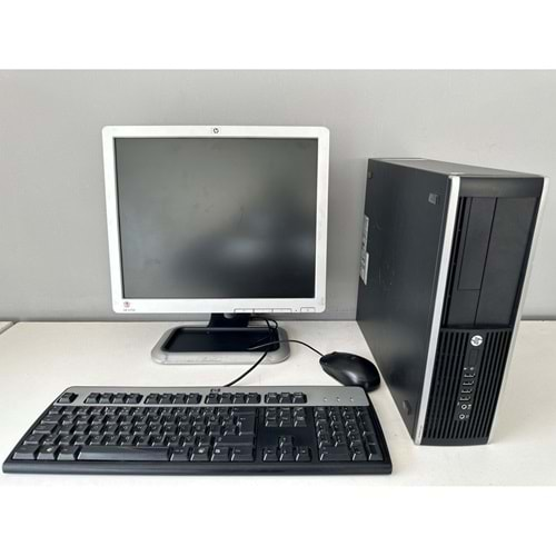 HP Compaq 8100 Elite Small / İ5-650 3.20Ghz / 8Gb Ddr3 /128Gb SSD / HP 17