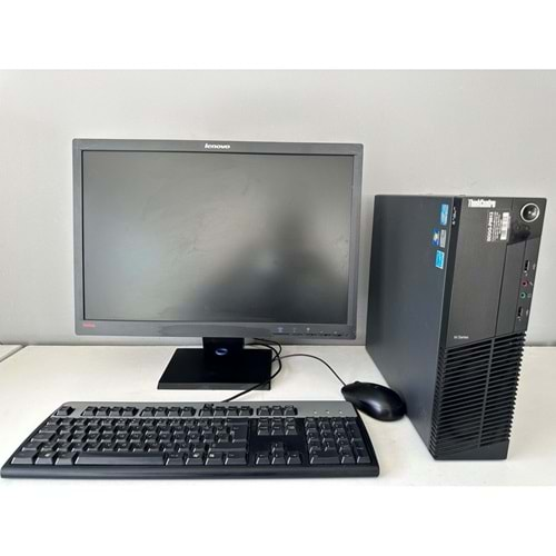 Lenovo Thinkcentre M91p Slim / İ5-2400- 3.10ghz / 8Gb Ddr3 /256Gb SSD +250gb HDD /Lenovo 22