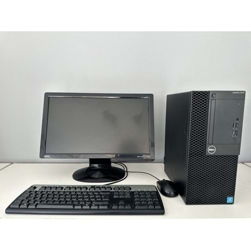 Dell OptiPlex 3050 Tower / İ5-6400 3.20Ghz / 8Gb Ddr4 / 512Gb SSD+500Gb HDD / 2. EL BİLGİSAYAR / BENQ 20