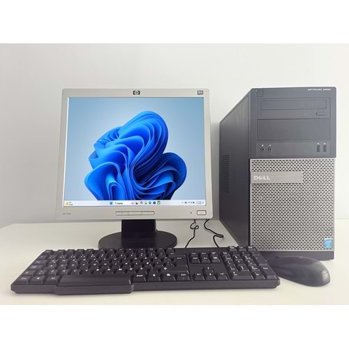 Dell Optiplex 3020 Tower / i3-4150 3.50Ghz / 8Gb Ddr3 / 128Gb SSD+120Gb Hdd / 2. EL BİLGİSAYAR / Hp 17