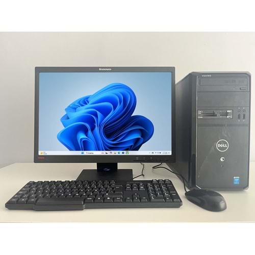 Dell Vostro / i5-4570s 3.60Ghz / 8gb DDR3 / 128Gb SSD+120gb HDD / 2. EL BİLGİSAYAR / Lenovo Ips 22