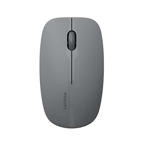 Philips SPK7418G Dual Mod 2.4 GHz + Bluetooth 1600DPI Sessiz Optik Mouse Gri