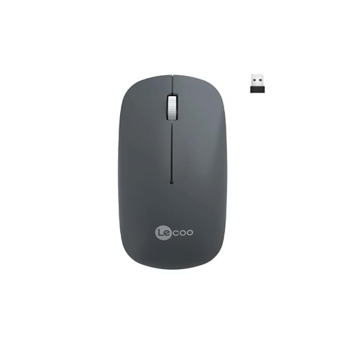 Lecoo WS214 Kablosuz 1200DPI 3 Tuşlu Optik Mouse Gri
